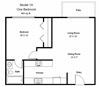 Crosswinds_1 Bedroom Floor Plan